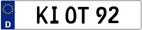Truck License Plate